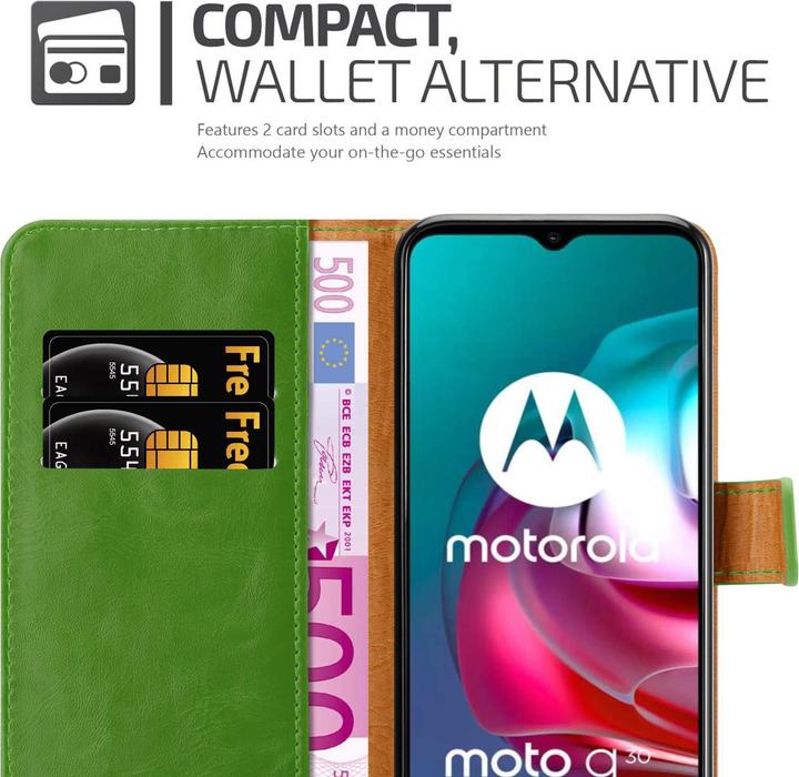 Produktbild Cadorabo Luxury Book Hülle (Motorola Moto G10, Motorola Moto G30)