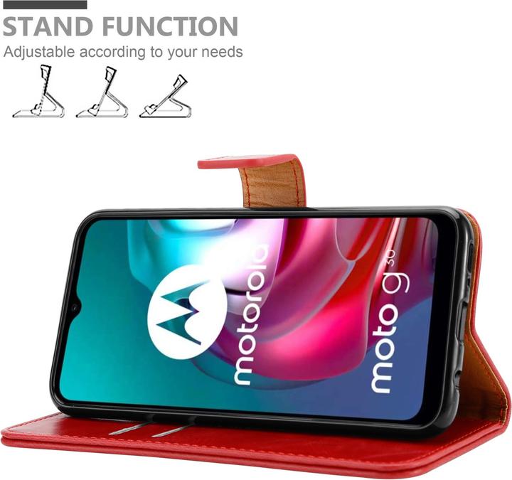 Produktbild Cadorabo Luxury Book Hülle (Motorola Moto G10, Motorola Moto G30)