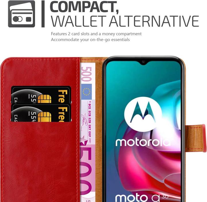 Produktbild Cadorabo Luxury Book Hülle (Motorola Moto G10, Motorola Moto G30)