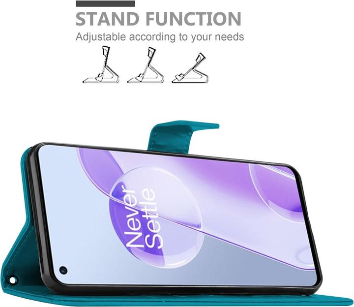 Produktbild Cadorabo Flower Book Hülle (OnePlus 9RT 5G)