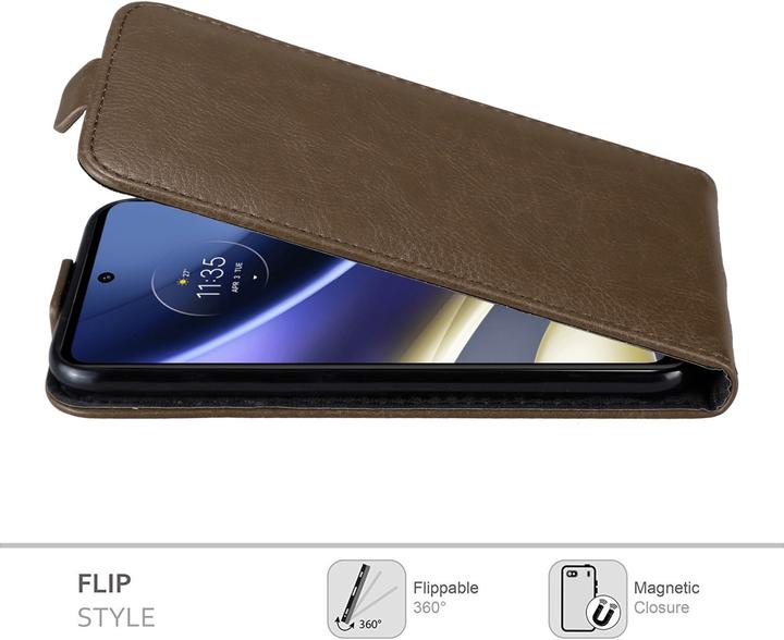 Actual product image Cadorabo Flip like Invis cover (Motorola Moto G51 5G)