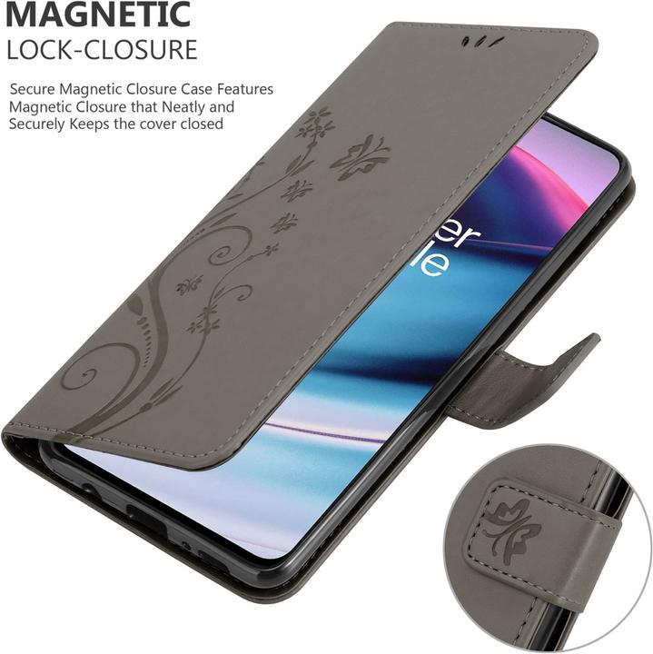 Immagine prodotto Cadorabo Copertina del libro a fiori (OnePlus Nord CE 5G)