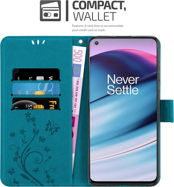 Immagine prodotto Cadorabo Copertina del libro a fiori (OnePlus Nord CE 5G)
