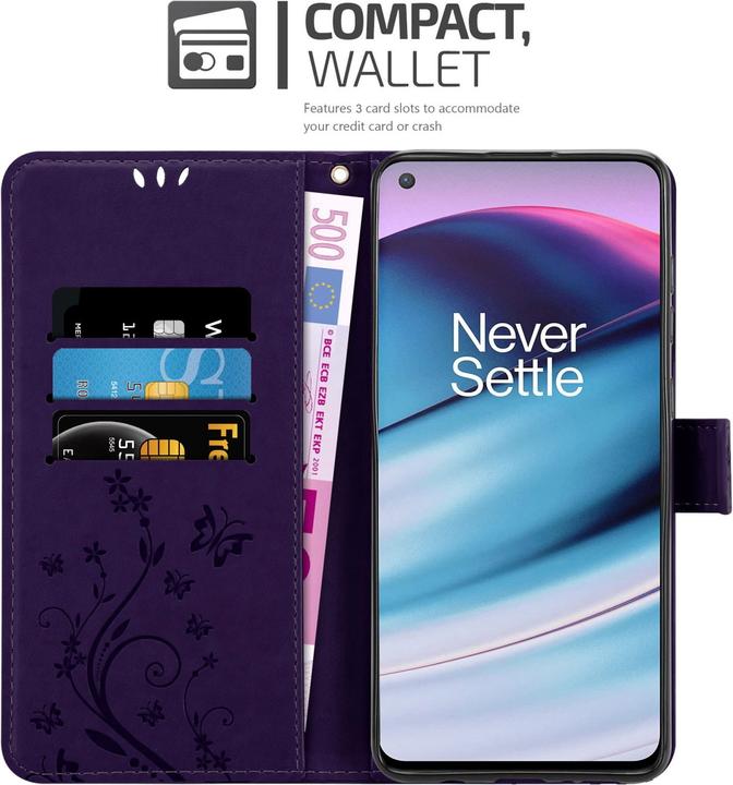 Image du produit Cadorabo Pochette Flower Book (OnePlus Nord CE 5G)
