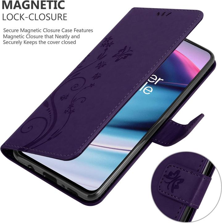 Image du produit Cadorabo Pochette Flower Book (OnePlus Nord CE 5G)