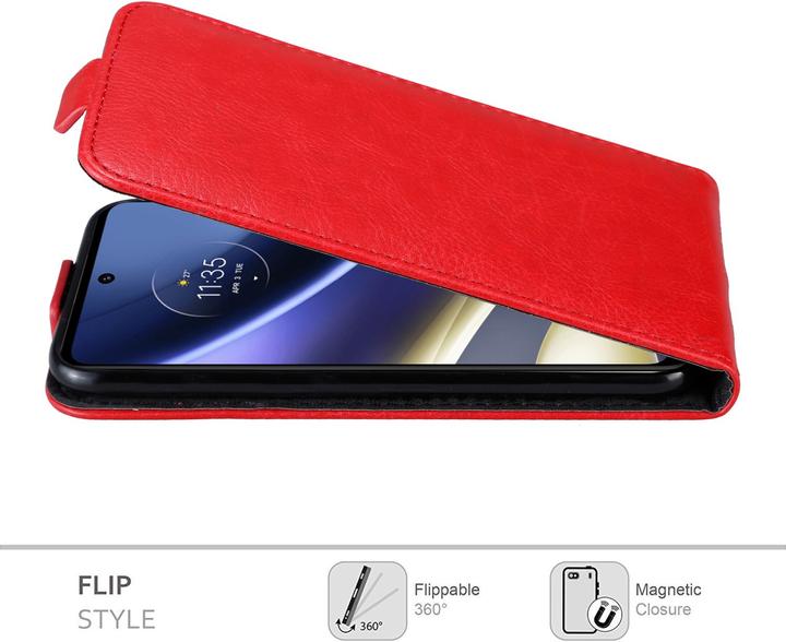 Actual product image Cadorabo Flip like Invis cover (Motorola Moto G51 5G)