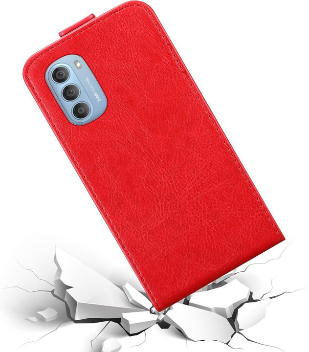 Actual product image Cadorabo Flip like Invis cover (Motorola Moto G51 5G)