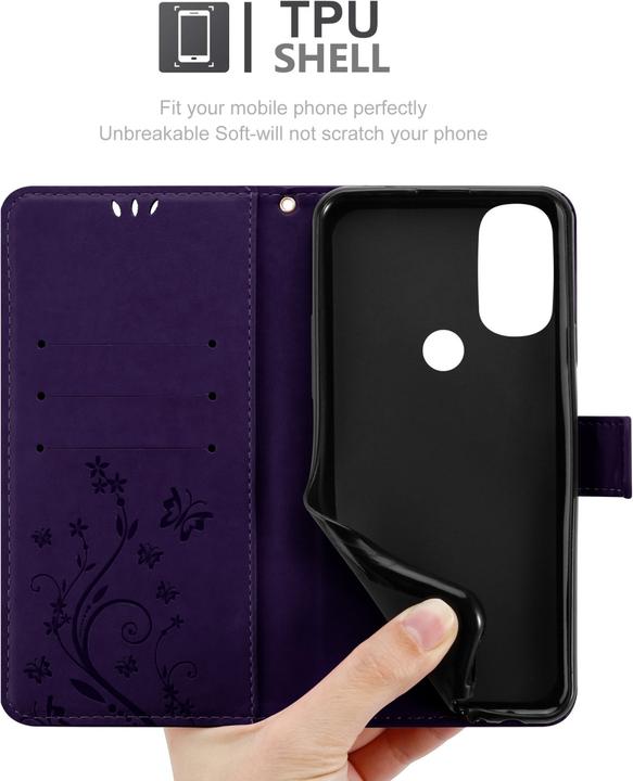 Image du produit Cadorabo Pochette Flower Book (Motorola Moto G71 5G)