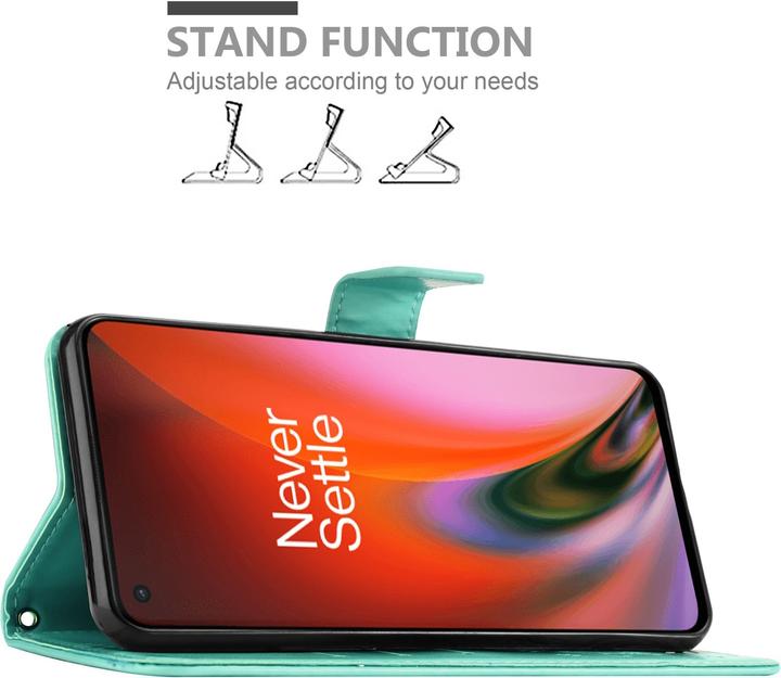 Image du produit Cadorabo Pochette Flower Book (OnePlus Nord 2 5G)