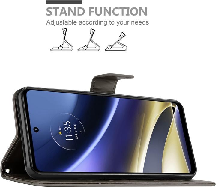 Actual product image Cadorabo Flower Book cover (Motorola Moto G51 5G)