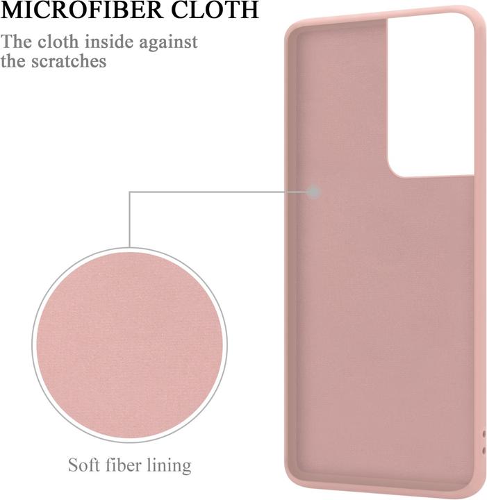 Actual product image Cadorabo TPU Liquid Ring Silicone Case Cover (Samsung Galaxy S22 Ultra)