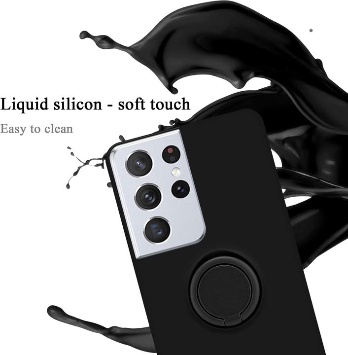 Produktbild Cadorabo TPU Liquid Ring Silicone Case Hülle (Samsung Galaxy S22 Ultra)