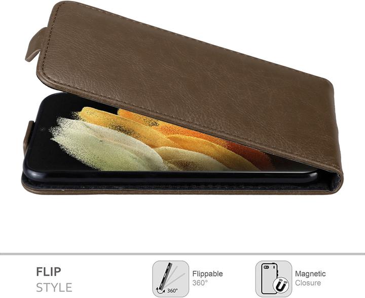 Actual product image Cadorabo Flip like Invis cover (Samsung Galaxy S22 Ultra)