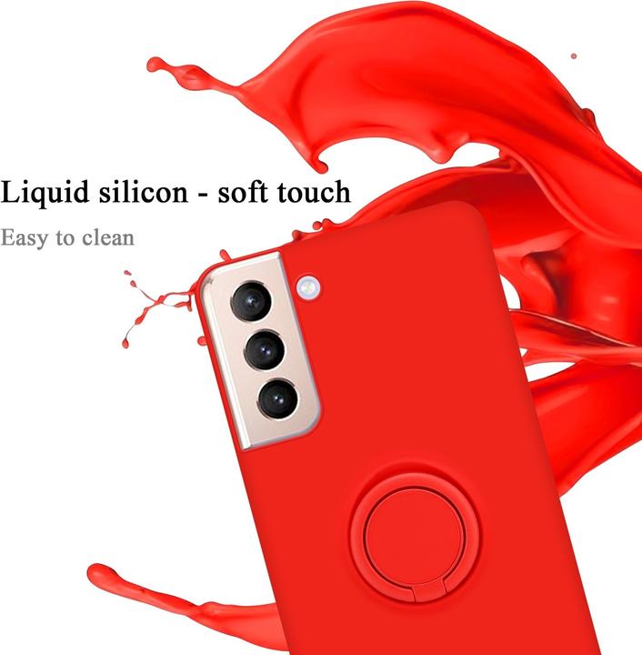 Productafbeelding Cadorabo TPU Vloeibare Ring Silicone Hoesje (Samsung Galaxy S22+)