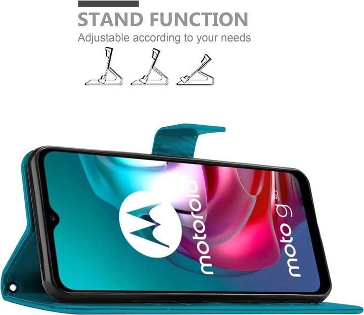 Immagine prodotto Cadorabo Copertina del libro a fiori (Motorola Moto G10, Motorola Moto G30)