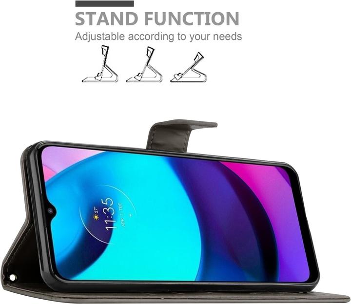 Actual product image Cadorabo Flower Book cover (Motorola E30, Motorola Moto E20, Motorola Moto E40)