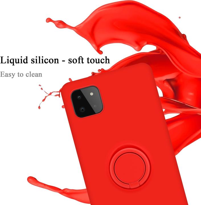 Actual product image Cadorabo TPU Liquid Ring Silicone Case Cover (Samsung Galaxy A22 5G)