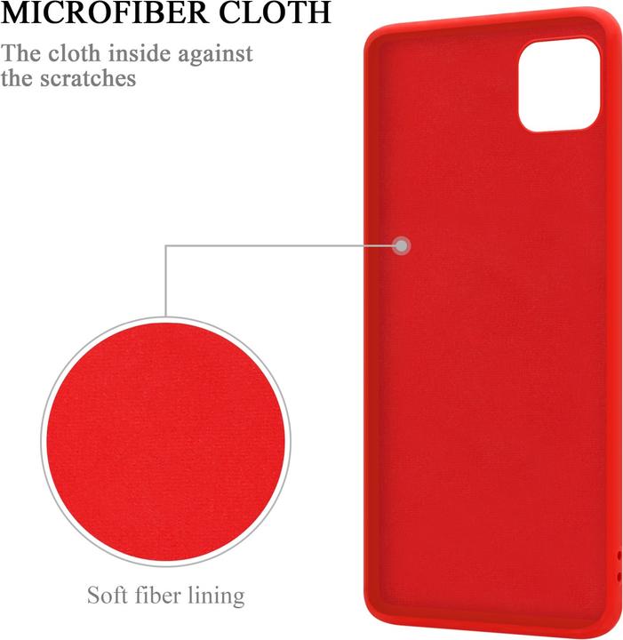 Actual product image Cadorabo TPU Liquid Ring Silicone Case Cover (Samsung Galaxy A22 5G)