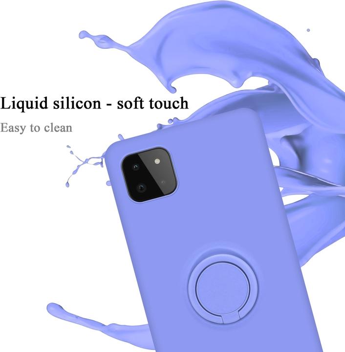 Actual product image Cadorabo TPU Liquid Ring Silicone Case Cover (Samsung Galaxy A22 5G)