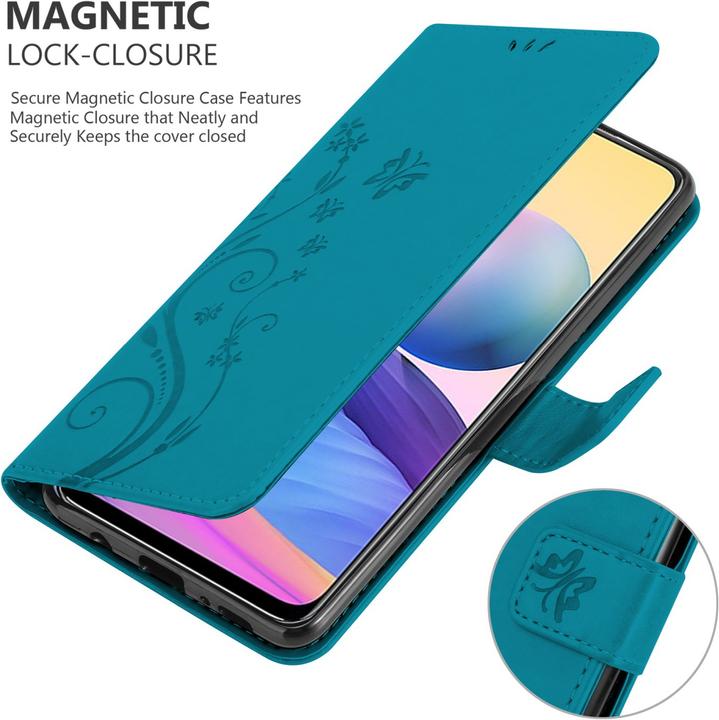 Immagine prodotto Cadorabo Copertina del libro a fiori (Xiaomi Poco M3 Pro 5G, Xiaomi Redmi Nota 10 5G)