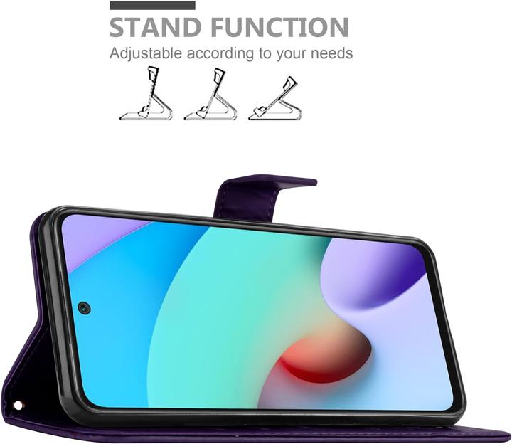 Immagine prodotto Cadorabo Copertina del libro a fiori (Xiaomi Redmi 10, Xiaomi Redmi Note 11)