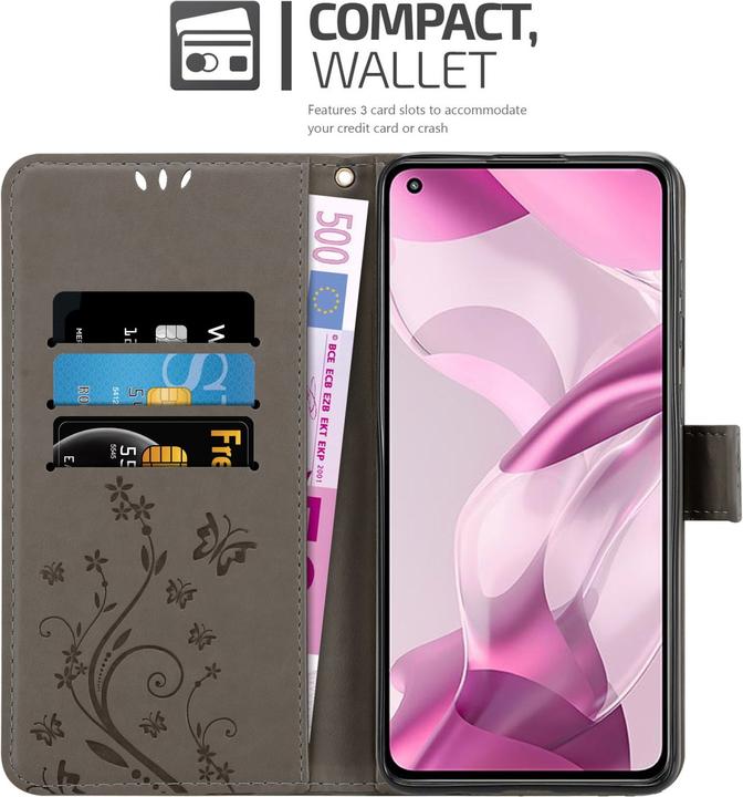 Immagine prodotto Cadorabo Copertina del libro a fiori (Xiaomi Mi 11 Lite, Xiaomi Mi 11 Lite 5G, Xiaomi Mi 11 Lite 5G NE)