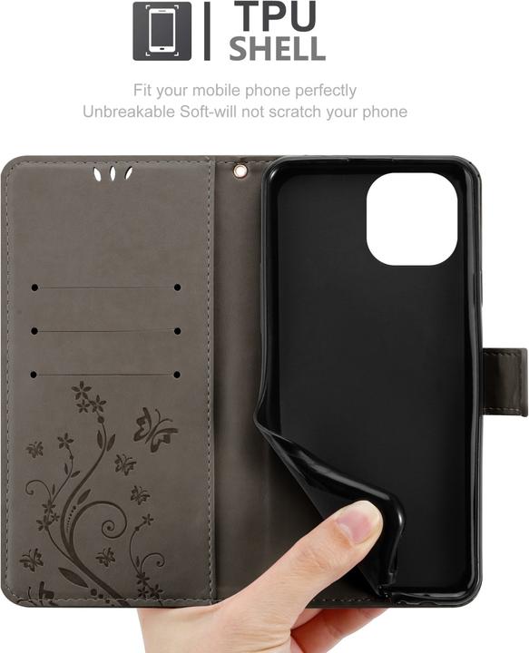 Immagine prodotto Cadorabo Copertina del libro a fiori (Xiaomi Mi 11 Lite, Xiaomi Mi 11 Lite 5G, Xiaomi Mi 11 Lite 5G NE)