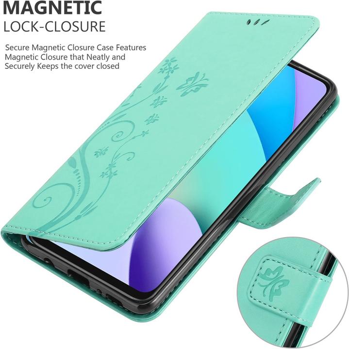 Produktbild Cadorabo Flower Book Hülle (Xiaomi Redmi 10)