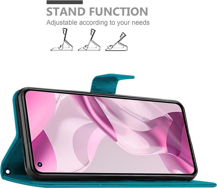 Actual product image Cadorabo Flower Book cover (Xiaomi Mi 11 Lite, Xiaomi Mi 11 Lite 5G)