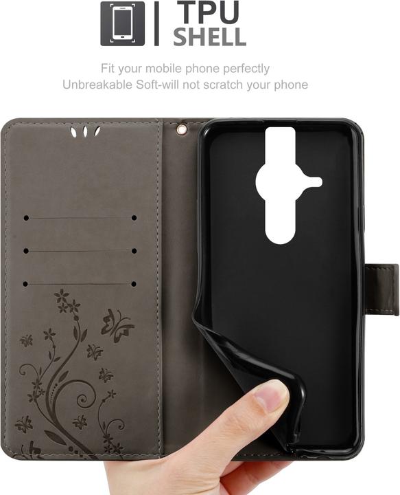 Actual product image Cadorabo Flower Book cover (Sony Xperia Pro-I)