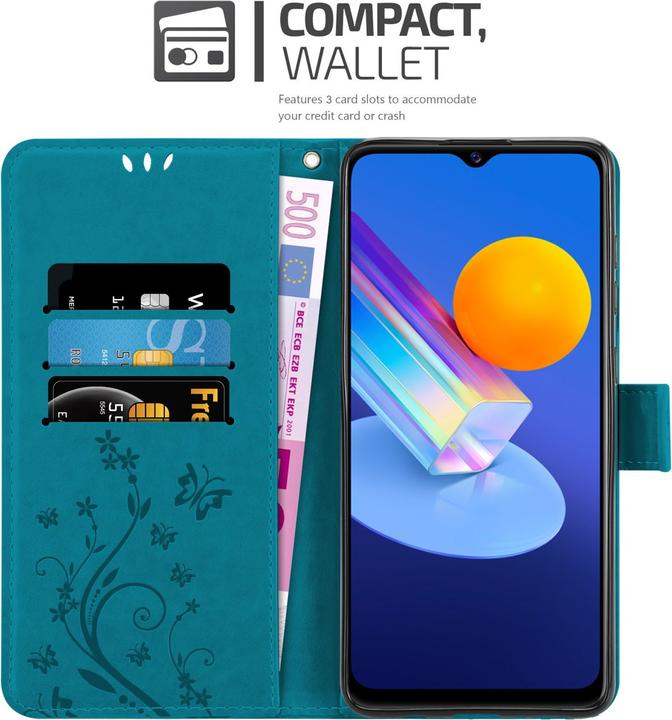 Produktbild Cadorabo Flower Book Hülle (Vivo Y72 5G, Vivo Y52s 5G)