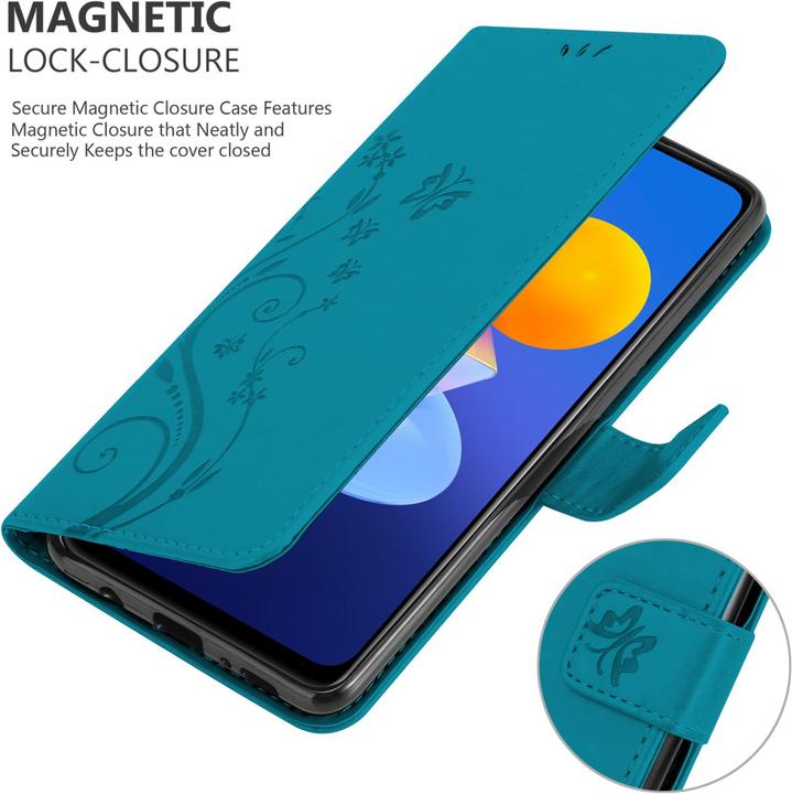 Produktbild Cadorabo Flower Book Hülle (Vivo Y72 5G, Vivo Y52s 5G)