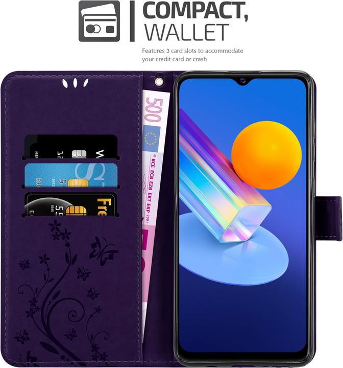Immagine prodotto Cadorabo Copertina del libro a fiori (Vivo Y72 5G, Vivo Y52s 5G)