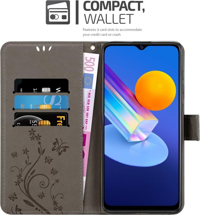 Actual product image Cadorabo Flower Book cover (Vivo Y72 5G, Vivo Y52s 5G)