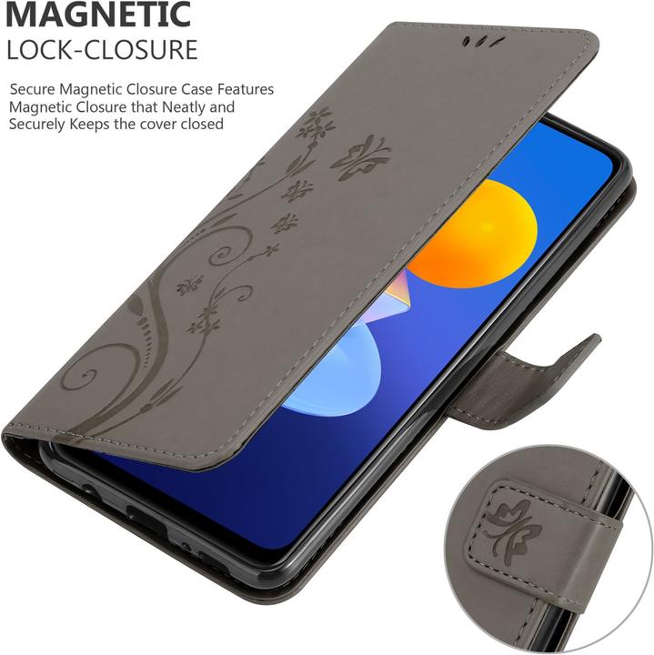 Actual product image Cadorabo Flower Book cover (Vivo Y72 5G, Vivo Y52s 5G)