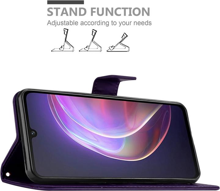 Actual product image Cadorabo Flower Book cover (Vivo V21)