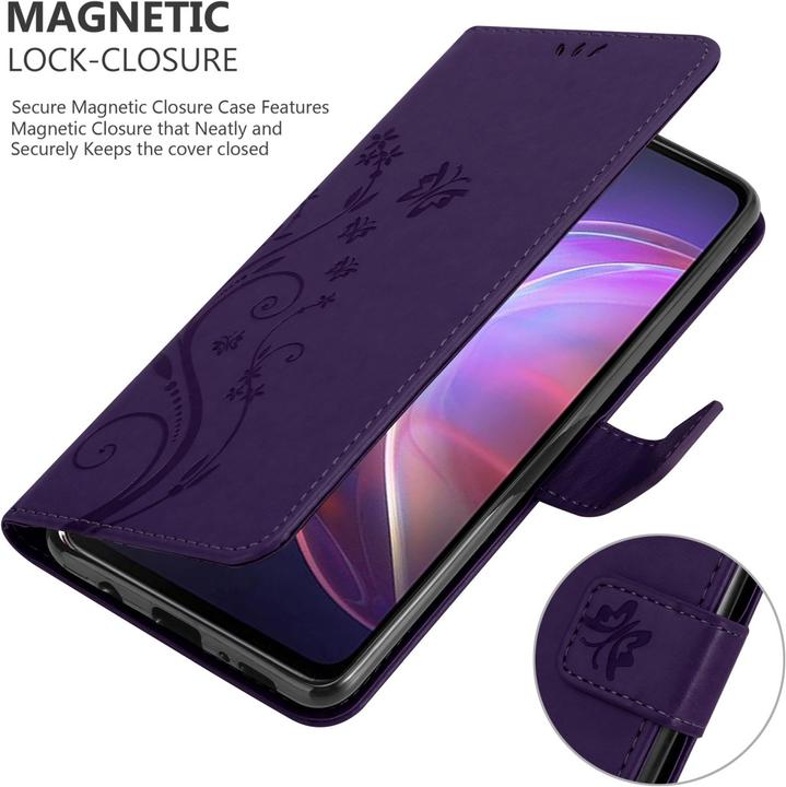 Actual product image Cadorabo Flower Book cover (Vivo V21)