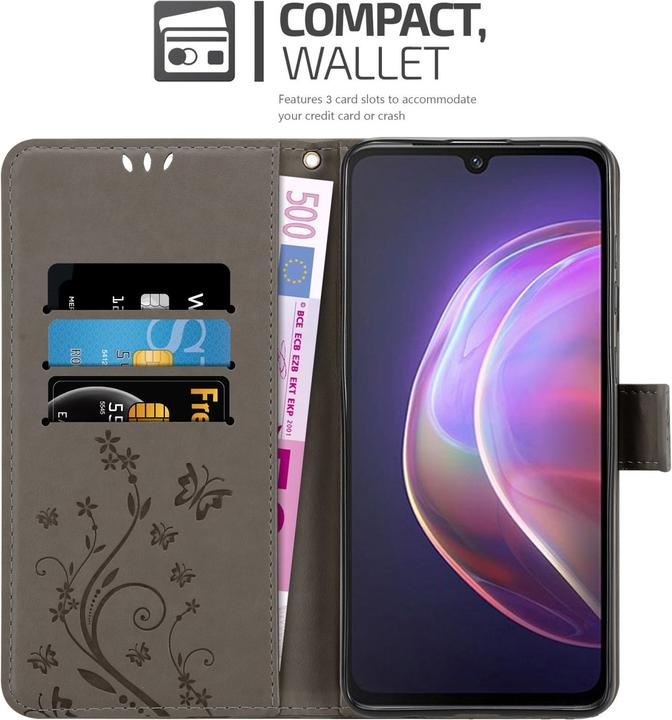 Immagine prodotto Cadorabo Copertina del libro a fiori (Vivo V21)