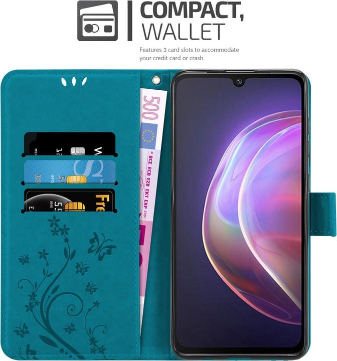 Immagine prodotto Cadorabo Copertina del libro a fiori (Vivo V21)