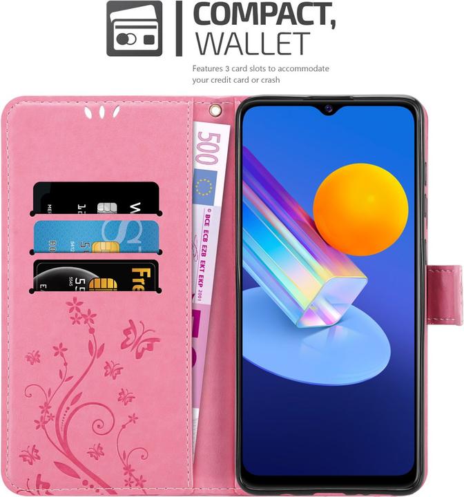 Actual product image Cadorabo Flower Book cover (Vivo Y72 5G, Vivo Y52s 5G)