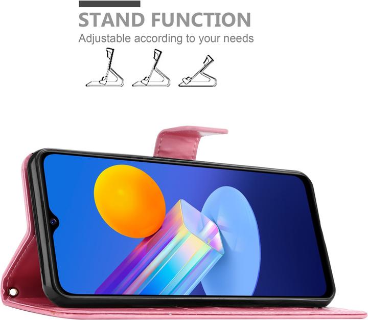 Actual product image Cadorabo Flower Book cover (Vivo Y72 5G, Vivo Y52s 5G)