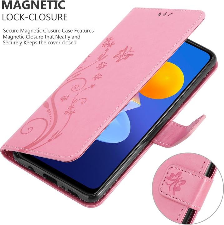 Actual product image Cadorabo Flower Book cover (Vivo Y72 5G, Vivo Y52s 5G)
