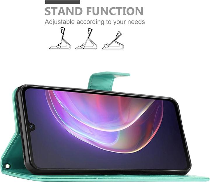 Actual product image Cadorabo Flower Book cover (Vivo V21)