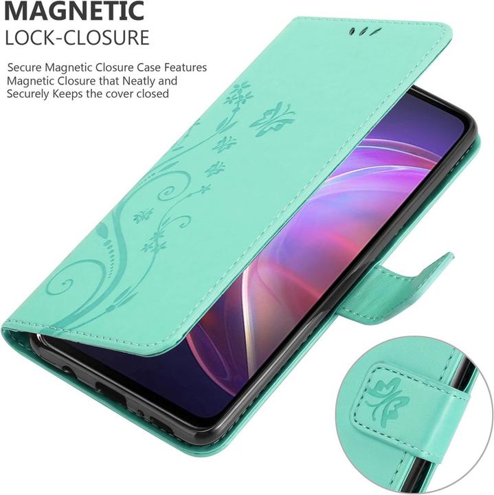 Actual product image Cadorabo Flower Book cover (Vivo V21)