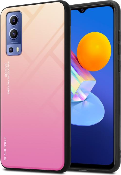 Actual product image Cadorabo TPU 2 colors glass envelope (Vivo Y72 5G, Vivo Y52s 5G)
