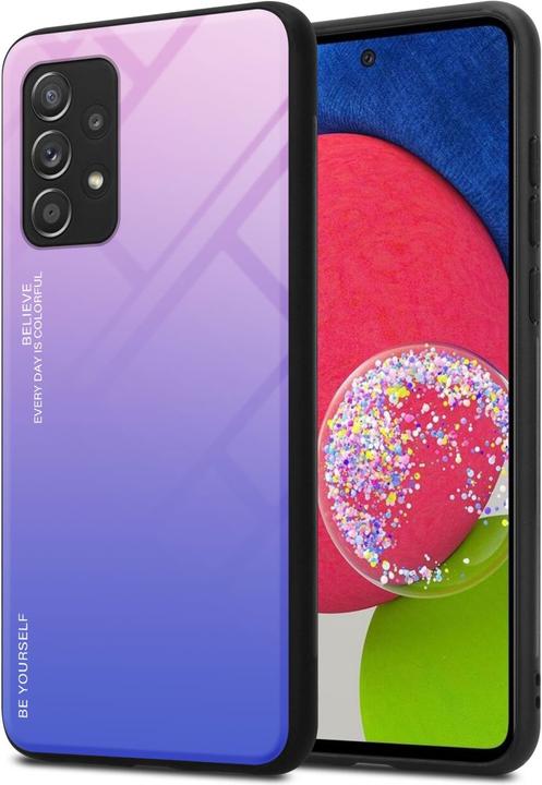 Actual product image Cadorabo TPU 2 colors glass envelope (Samsung Galaxy A52, Samsung Galaxy A52 5G, Samsung Galaxy A52s 5G)