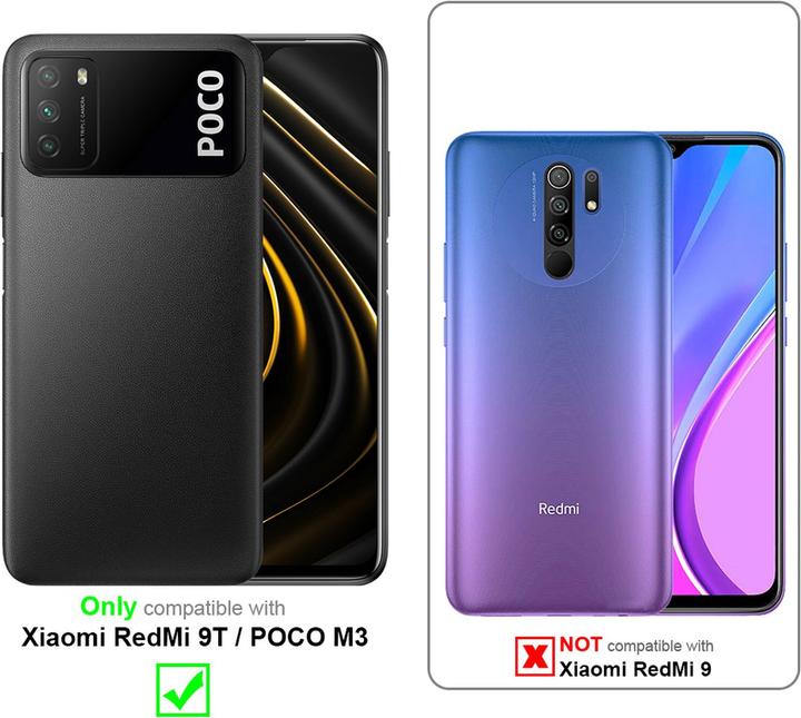 Image du produit Cadorabo TPU 2 couleurs Housse en verre (Xiaomi Redmi 9T, Xiaomi Poco M3)