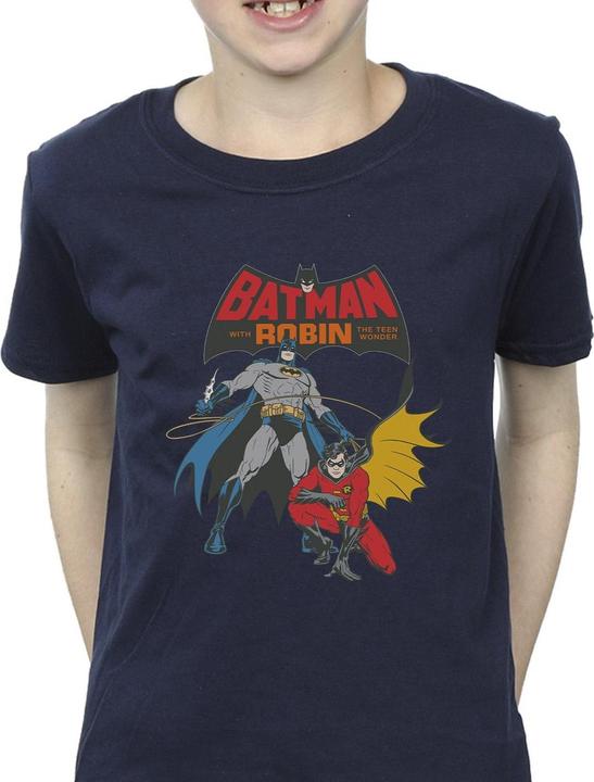 Actual product image Boys Batman And Robin T-Shirt (140, 146)