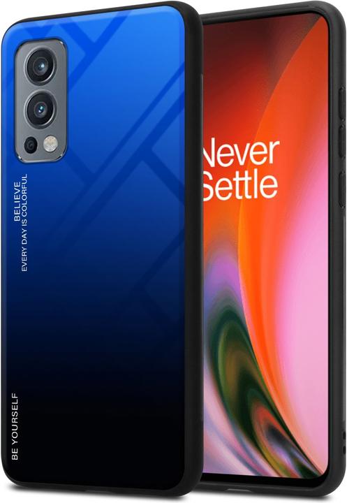 Produktbild Cadorabo TPU 2 Farben Glas Hülle (OnePlus Nord 2 5G)