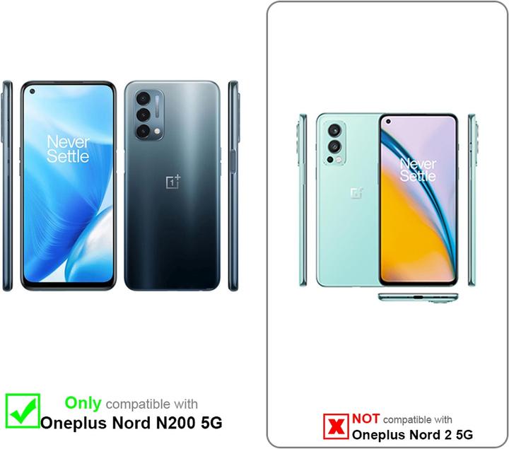 Actual product image Cadorabo TPU 2 colors glass envelope (OnePlus North N200 5G)